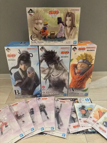 제일복권 나루토 파도의 나라 편 A, B, C, 라스트 원상 덤 포함