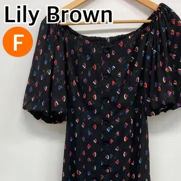 Lily Brown 원피스 반팔 캐주얼 블랙 [ CT1823 ]
