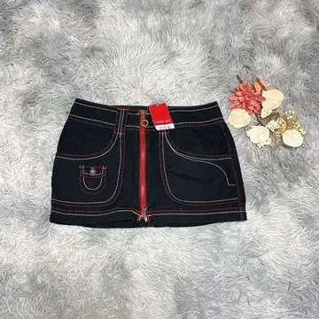 [택 포함] 토미걸 (S) 타이트 스커트 미니 기장 데님 코튼 100%