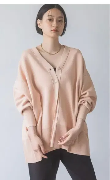 apart by 스펀지 니트 BIG 가디건