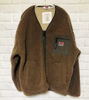 벤데이비스 푸들 보아 플리스 집업 XL 브라운