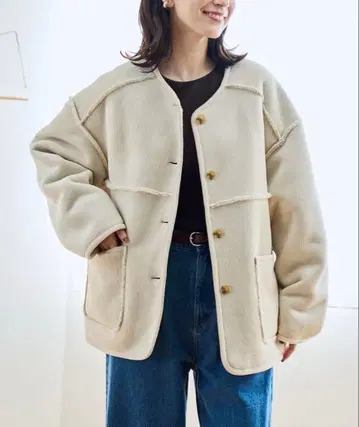 [ 새상품급 ] 노카라 코듀로이 블루종