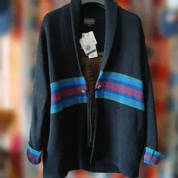 펜들턴 숄 가디건