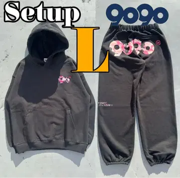 9090 90 Logo Original Hoodie pant setup
