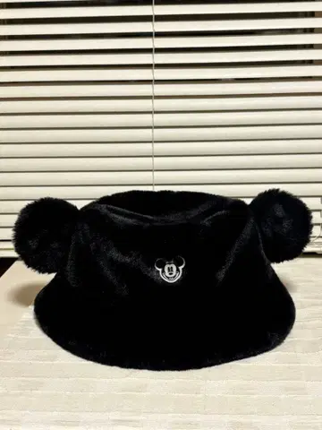 디즈니 미키 버킷 햇 블랙