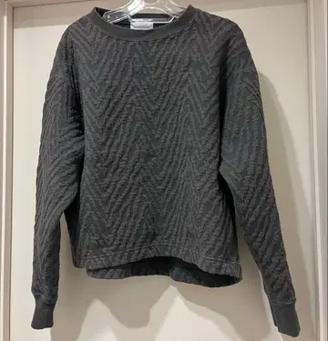 퀼트 자카드 맨투맨 풀오버 UNITED ARROWS