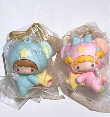 리틀트윈스타 별이 빛나는 밤의 엔젤 시크릿 키링 키키라라