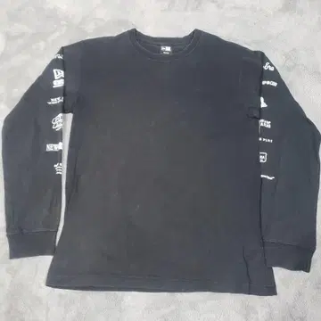 뉴에라 롱 T 블랙 M