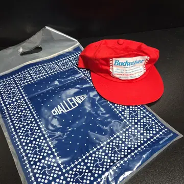 챌린저 Budweiser 빨간색 캡 CHALLENGER