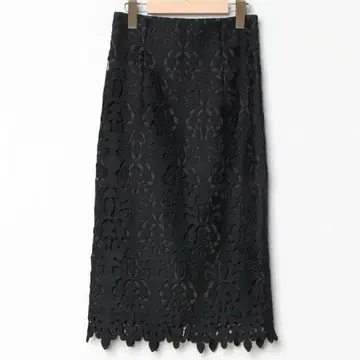 anayi 레이스 타이트 스커트 사이즈 36 블랙