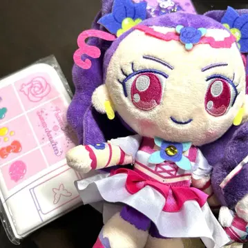 Yes! 프리큐어 5 go! go! 산리오 봉제 인형 & 거울 빗