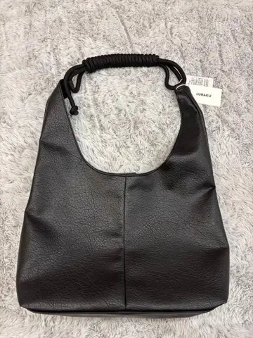 LURAKU Synthetic Leather Rope Handle Bag