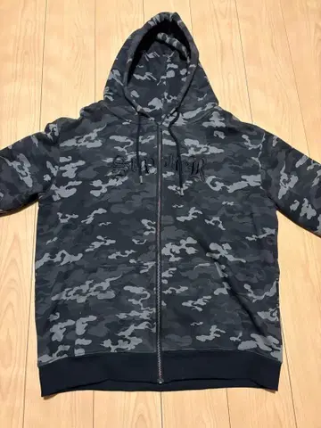 Supplier 클라우드 카모 풀 집업 후드티 Black - XXL