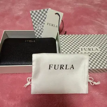 FURLA 블랙 접이식 지갑