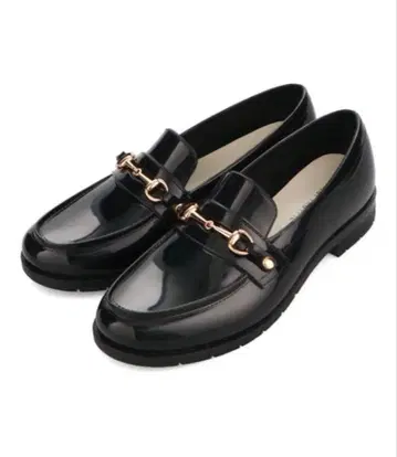 오리엔탈 트래픽 비트 모티브 PVC 레인 로퍼