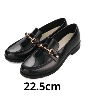 오리엔탈 트래픽 비트 모티브 PVC 레인 로퍼