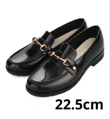 오리엔탈 트래픽 비트 모티브 PVC 레인 로퍼