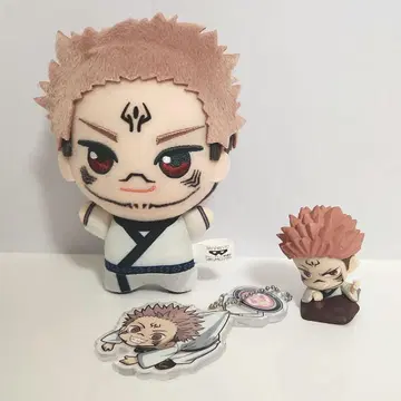 주술회전 료멘스쿠나 봉제 인형 아크릴 키링 피규어