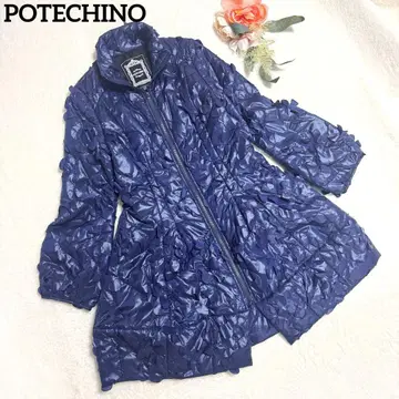 새상품급 최근 POTECHINO 라이트 다운 코트 꽃잎 사에라