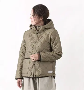 ARMEN 퀼팅 후드 자켓