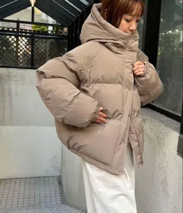 CANAL JEAN [ El mar ] 후드 퍼퍼 자켓 충전솜