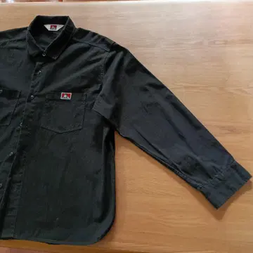 BEN DEVIS 블랙 긴팔 셔츠