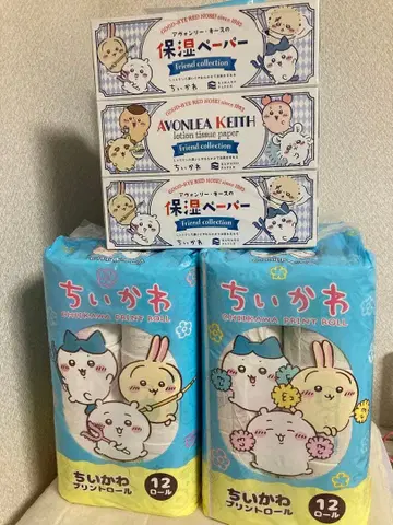 치이카와 페이퍼 롤 12개입 5세트 치이카와 보습 페이퍼 (3개입)