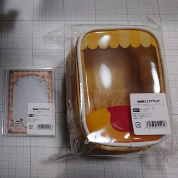 코아데 DMM 스크래치 봉제 인형 파우치 오므라이스 경질 카드 케이스