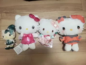 [16일까지 기간 한정] 헬로키티 봉제 인형 4체 세트