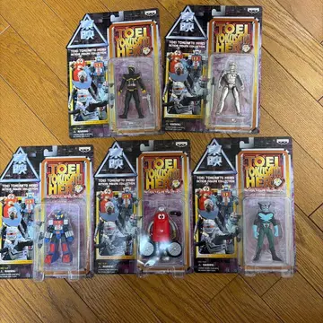 미개봉! 도에이 특촬물 영웅 2 액션 피규어 컬렉션 전 5종 로보콘