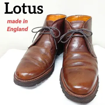 로터스 Lotus 잉글랜드제 가죽 신발 처카 부츠 비브람 밑창
