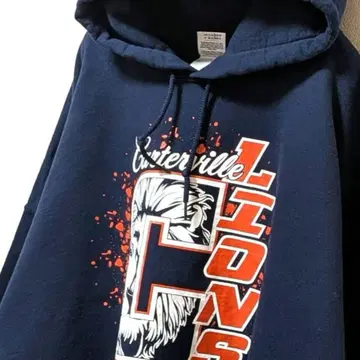 길단 카터빌 라이온즈 후드 맨투맨 네이비 네이비 컬러 XL 구제 의류
