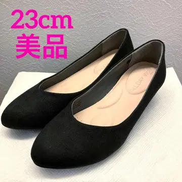 [ 새상품급 ] 아킬레스 올데이워크 스웨이드 걷기 편한 펌프스 블랙 23