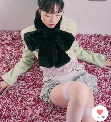 [ 새상품/24시간 이내 발송 ] Casselini 리본 머플러