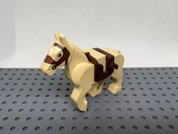 다리가 움직이는 타입 레고 말 밤색 마론 레인저 로드 오브 더 링