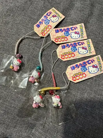 고토치 키티 오사카 한정판 천하의 주방 오사카의 오칸 네즈키 스트랩 모음