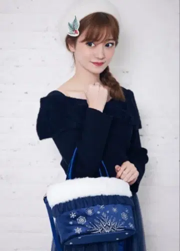 시마무라 치하루 가족의 추억 엘사 퍼 토트백