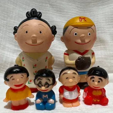 사자에상 소프트 비닐 저금통 나미헤이 없음 세트