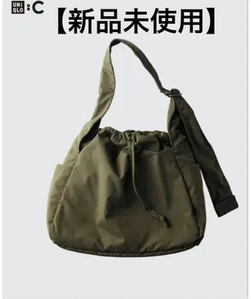 [ 미사용 새상품 ] UNIQLO 소프트 퍼피 숄더백 올리브
