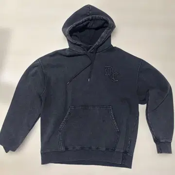 DC 다크 그레이 후드티