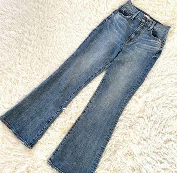 MOUSSY 24 부츠컷 MVS FLARE 실루엣 플레어 블루