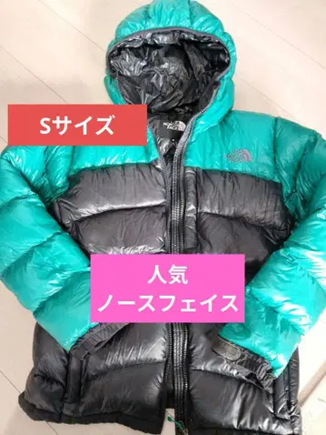 THE NORTH FACE 다운 자켓 S 사이즈 블랙/그린