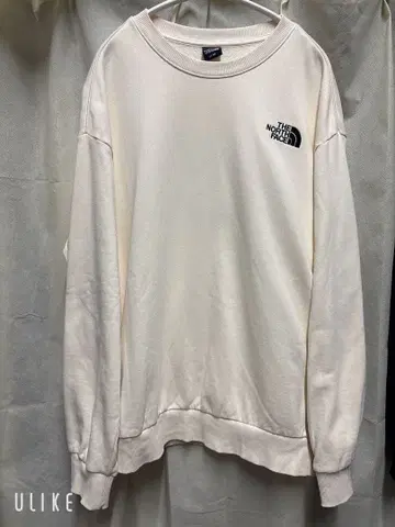 THE NORTH FACE 데일리 스웨트 셔츠 크림색