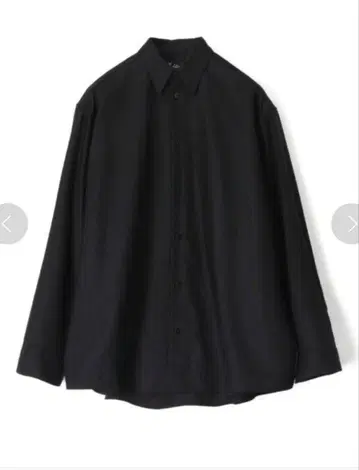 Edition 울 캐시미어 셔츠 블랙