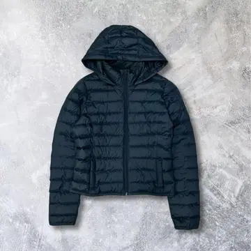 아바크롬비&피치 다운 자켓 후드 부착 블랙 S