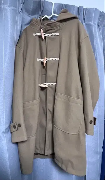 BACK NUMBER 브라운 더플 코트 L