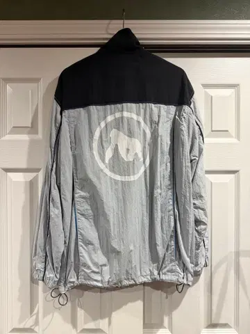 나일론 자켓 풀 집업 그레이