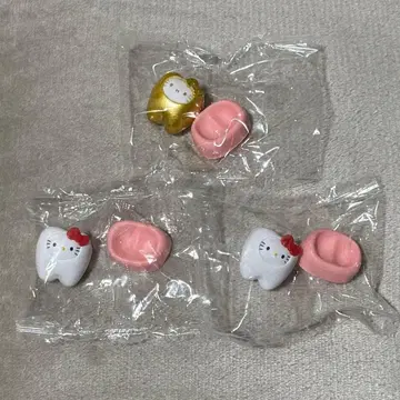 산리오 캐릭터즈 치아 레어 3개 세트