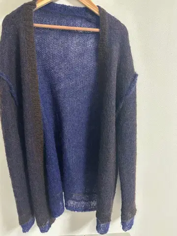 perverze 더블 페이스 니트 가디건