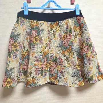 고블랑 직조 큐롯 스커트 3L 여성용 빅 사이즈